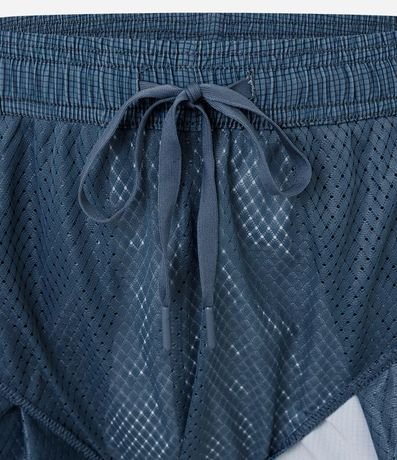 Bermuda Deportiva de Cuadros y Degrade en Barra 2