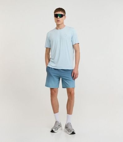 Bermuda Deportiva de Cuadros y Degrade en Barra