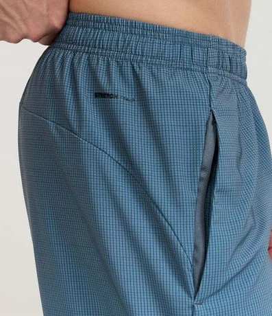 Bermuda Deportiva de Cuadros y Degrade en Barra 4