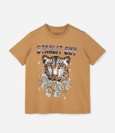 Remera Alargada en Algodón con Estampa Leopardo  Curve & Plus Size 5