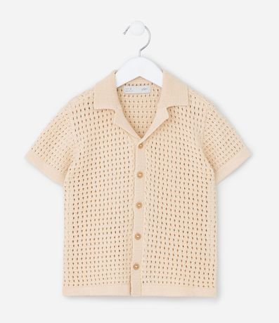Camisa Infantil en Punto Maquinetada - Talle 1 a 6 años
