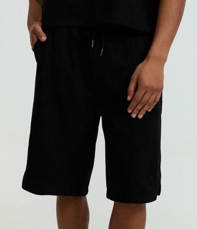 Bermuda Baggy en Algodón con Detalles en Recortes 2