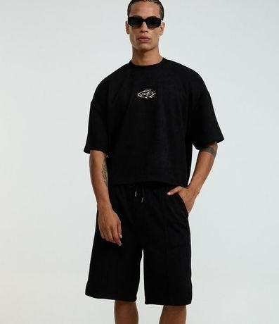 Bermuda Baggy en Algodón con Detalles en Recortes 3