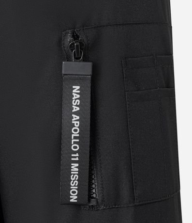 Campera Bomber en Microfibra con Estampa de la Nasa 9