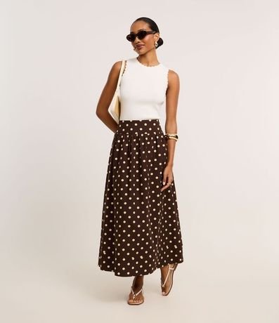 Blusa en Punto con Efecto Nube en el Cuello y Sisa 2