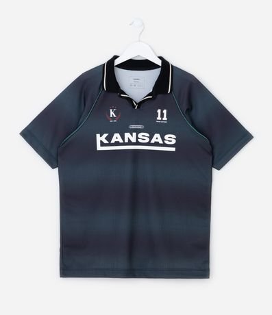 Remera Deportiva Infantil Estampa Kansas - Talle 5 a 14 años