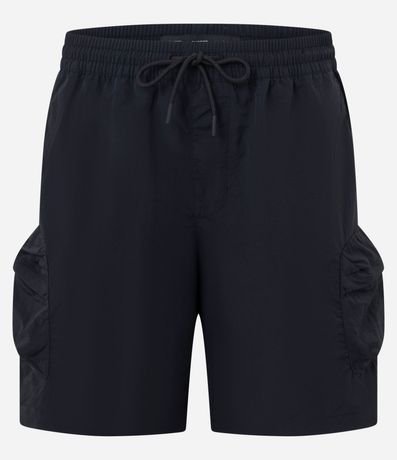 Bermuda Cargo Lisa en Tejido Tecnológico 5