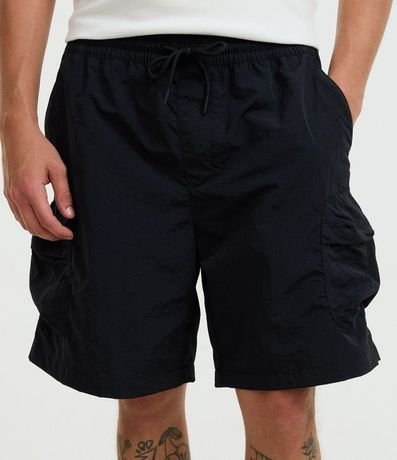 Bermuda Cargo Lisa en Tejido Tecnológico 2