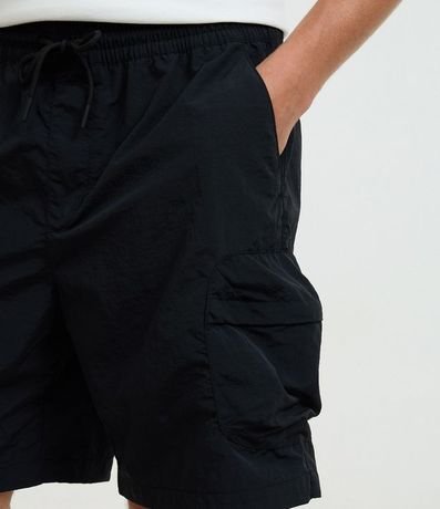 Bermuda Cargo Lisa en Tejido Tecnológico 3