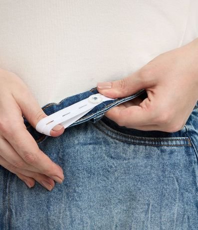 Pollera Corta en Jeans con Bajo a Hilo Curve & Plus Size 3