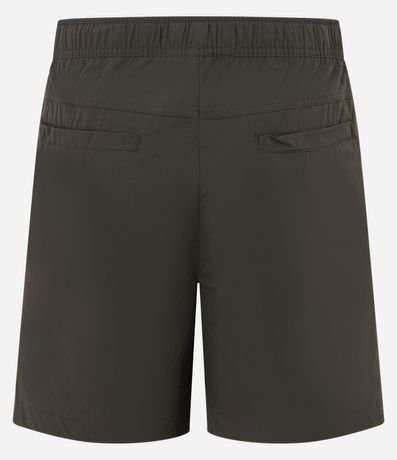 Bermuda Ripstop Liso con Cintura elástica y Cinturón 6