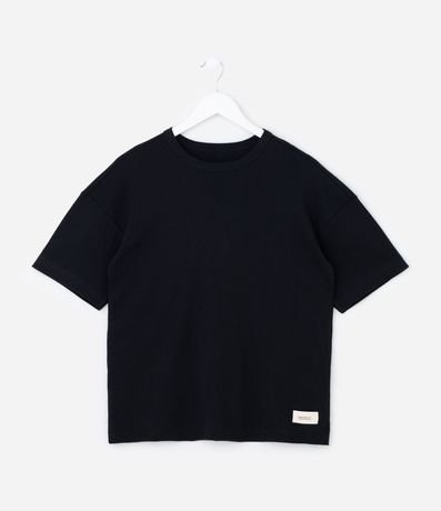 Remera Oversized Infantil en Suedine - Talle 5 a 14 años