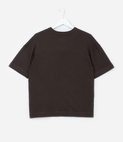 Remera Oversized Infantil en Suedine - Talle 5 a 14 años 2