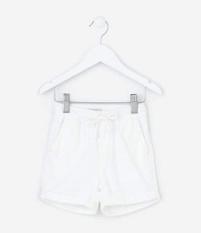 Bermuda Infantil en Sarga con Bajo Plegado - Talle 1 a 4 años 2