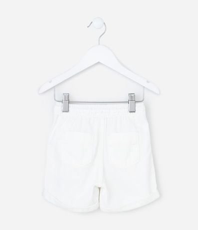 Bermuda Infantil en Sarga con Bajo Plegado - Talle 1 a 4 años 3