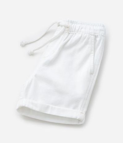 Bermuda Infantil en Sarga con Bajo Plegado - Talle 1 a 4 años 7