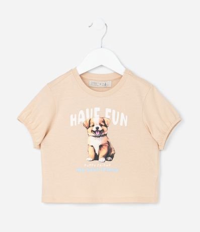 Blusa Infantil con Estampa de Perro - Talle 1 a 6 años 2