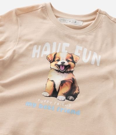 Blusa Infantil con Estampa de Perro - Talle 1 a 6 años 6