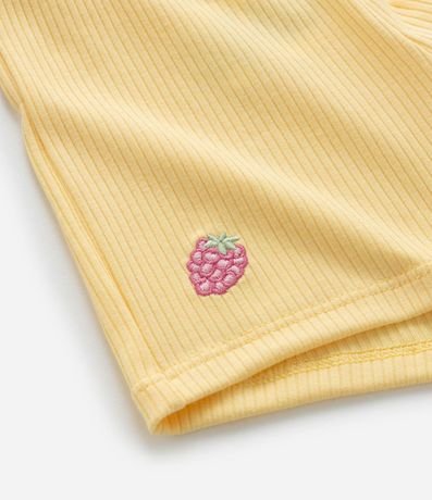 Conjunto Infantil en Rib con Bordado de Frutilla - Talle 1 a 6 años 10