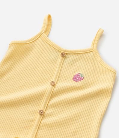 Conjunto Infantil en Rib con Bordado de Frutilla - Talle 1 a 6 años 11