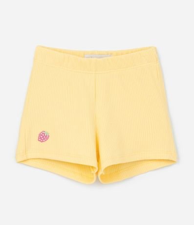 Conjunto Infantil en Rib con Bordado de Frutilla - Talle 1 a 6 años 5