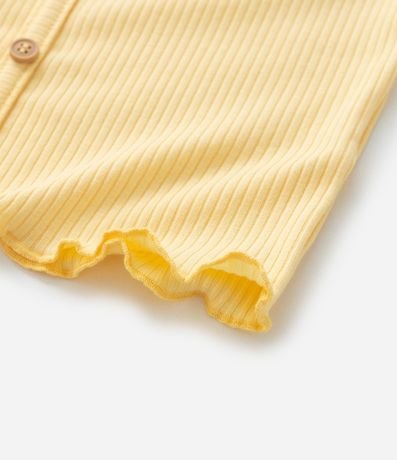 Conjunto Infantil en Rib con Bordado de Frutilla - Talle 1 a 6 años 8