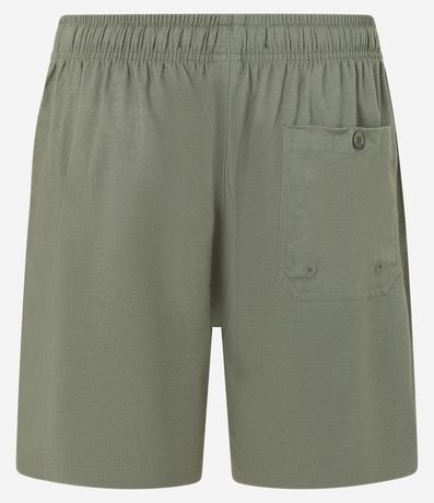 Bermuda en Tela con Cáñamo y Bolsillos 6