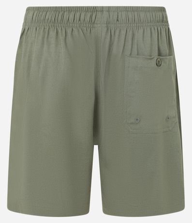 Bermuda en Tela con Cáñamo y Bolsillos 7