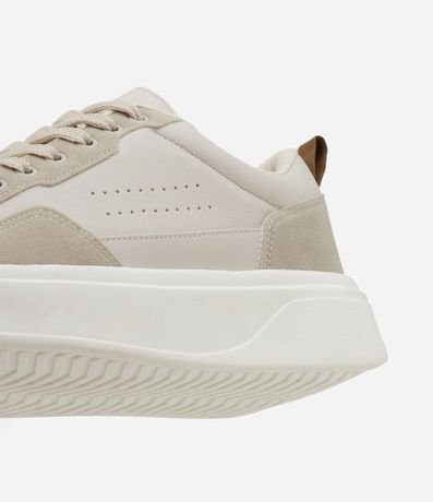 Championes Court en PU con Suela Bold y Detalles en Recortes 3