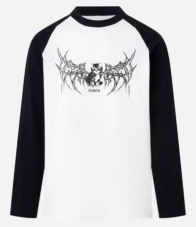 Remera Comfort en Algodón con Estampa de Gato 7