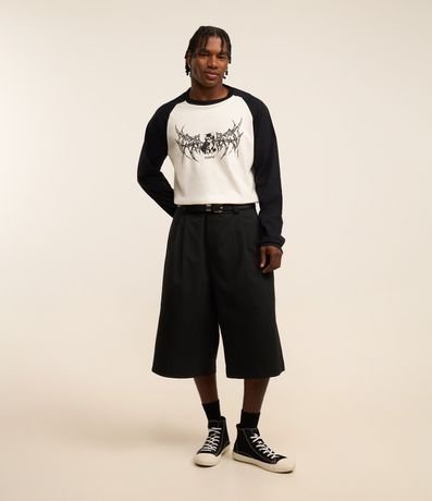 Remera Comfort en Algodón con Estampa de Gato 5