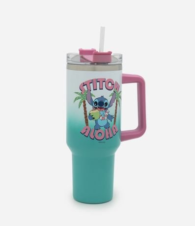 Vaso Térmico con Pajita de Stitch 1,2L