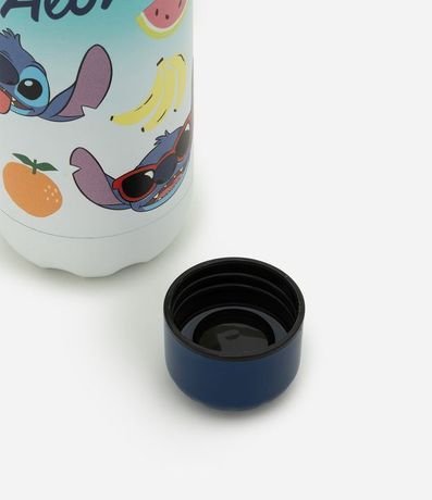 Botella Térmica con tapa de botón Estampa de Stitch 450ml 8