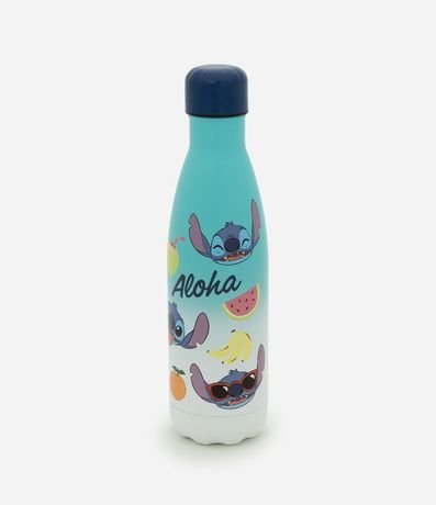 Botella Térmica con tapa de botón Estampa de Stitch 450ml 5