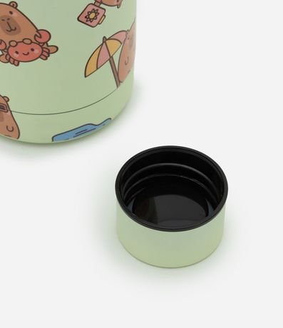 Botella en Metal con Estampado de Carpinchos 1L 4