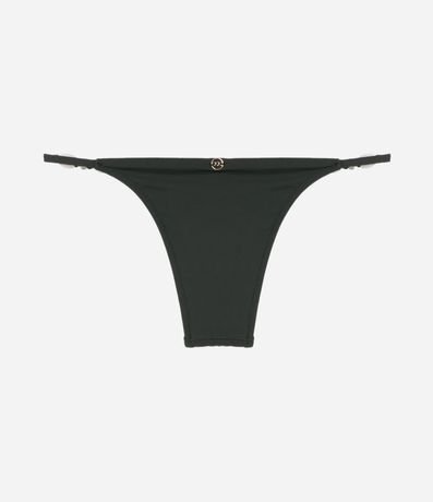 Bikini Bombacha Colaless en Microfibra con Piedras Laterales 2