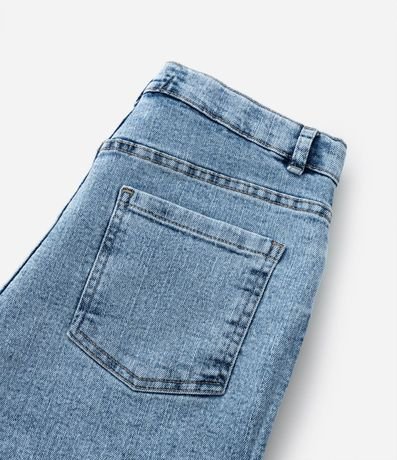 Short Infantil en Jeans con Bordado de Cerezas - Talle 5 a 14 años 7