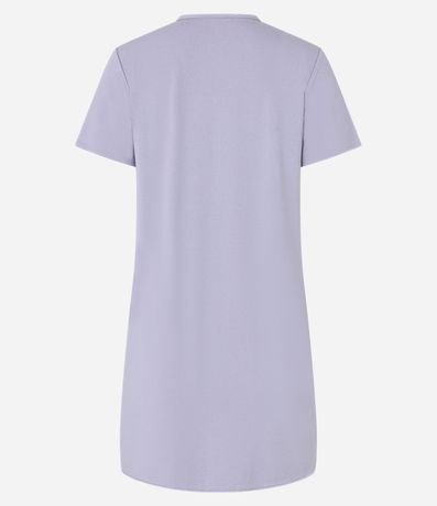 Camisón en Microfibra con Encaje en el Escote 5