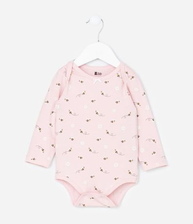 Body Infantil con Estampa Mini Abejas - Talle RN a 18 meses