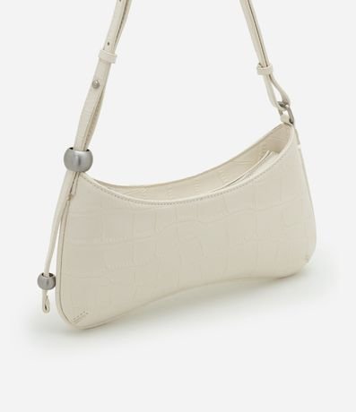 Cartera Baguette en PU con Textura Crocco 1