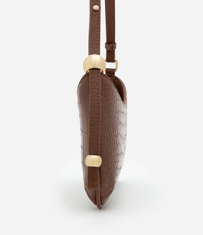 Cartera Baguette en PU con Textura Crocco 2