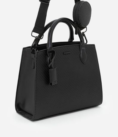 Cartera Satchel en PU con Asa Larga Desmontable y Porta Monedas 2