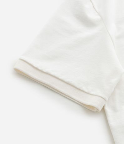 Remera Boxy en Algodón con Cuello Polo Lettering 93 Mad 10