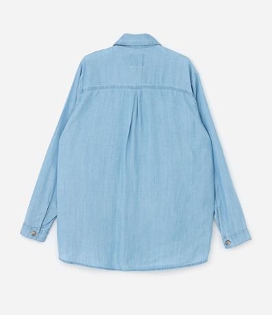 Camisa en Jeans con Bolsillos Delanteros Curve & Plus Size 4