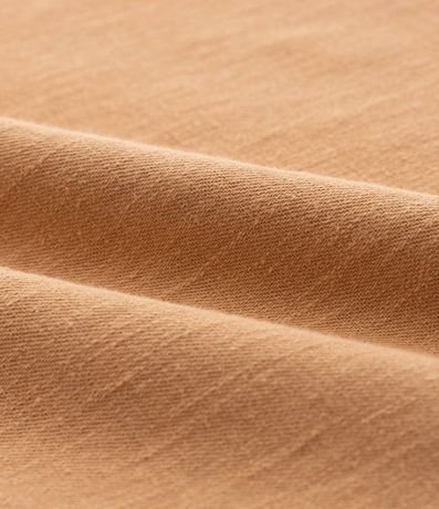 Camisa en Sarga con Pespontos y Bajo Larga Curve & Plus Size 7