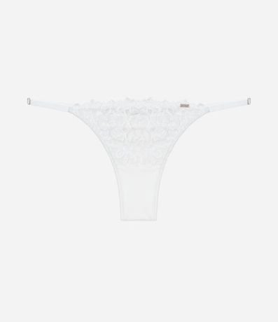 Bombacha Colaless Hilo Doble en Encaje 5