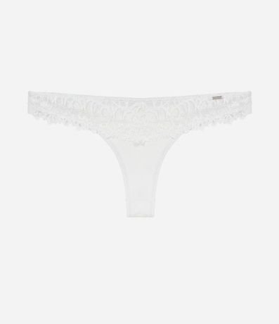 Bombacha Bikini Hilo Doble con Encaje en la Cintura 5