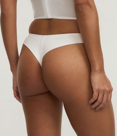 Bombacha Bikini Hilo Doble con Encaje en la Cintura 4