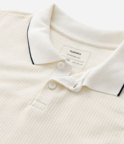 Remera Polo Infantil Texturizada - Talle 5 a 14 años 5