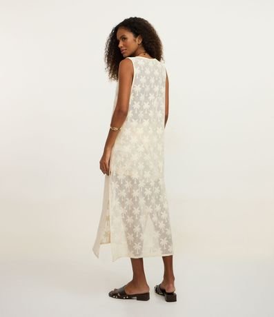 Salida de Playa Kimono con Bordado Palmeras 5